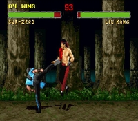 une photo d'Ã©cran de Mortal Kombat 2 sur Nintendo Super Nes